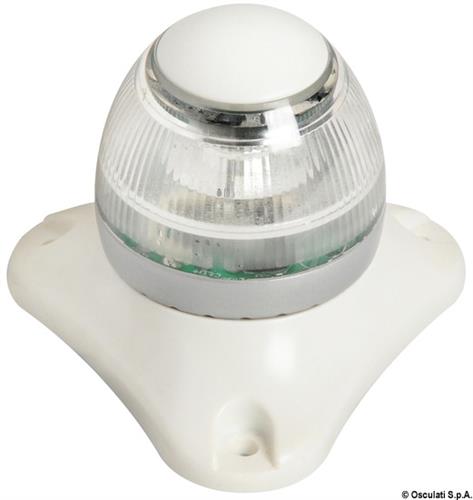 Fanale di via Sphera II 360° bianco corpo bianco